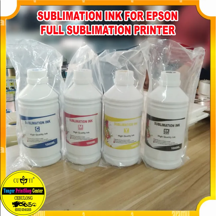 1 LITER EPSON FULL SUBLIMATION INK CMYK | Lazada PH