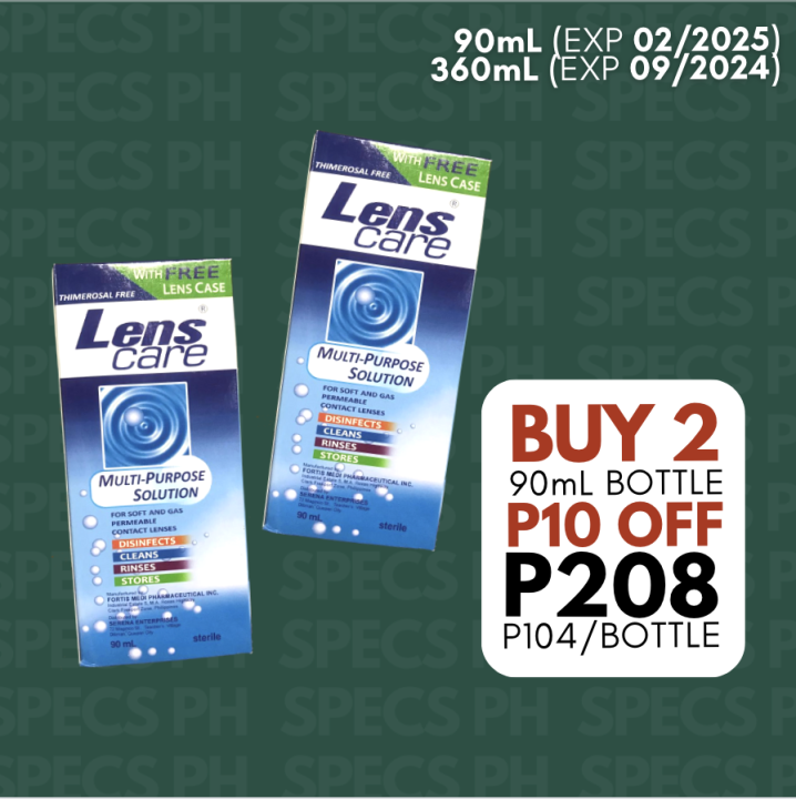 Lens Care MultiPurpose Contact Lens Solution Lazada PH