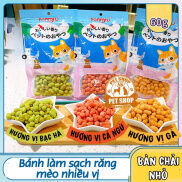 Bánh Thưởng Cho Mèo Biscuits Catnip Giảm Búi Lông Viêm Răng Hôi Miệng Cho