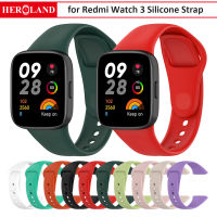 สายซิลิโคนสำหรับ Redmi Watch 3 สายนาฬิกาข้อมือแบบนุ่มสบายสายสำรองสำหรับ Redmi Watch3