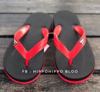 แดงดำ Blackred Hippo shoe รองเท้าแตะฮิปโป  No. 36-37-38-39-40-41-42-43-44-45-46