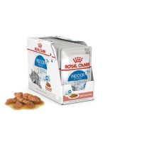 (ลด50%) [ยกกล่อง 12 ซอง] Royal Canin Indoor 7+ Pouch Gravy อาหารเปียกแมวสูงวัย เลี้ยงในบ้านและทำหมัน อายุ 7 ปีขึ้นไป (ซอสเกรวี่, Wet Cat Food, โรยัล คานิน)