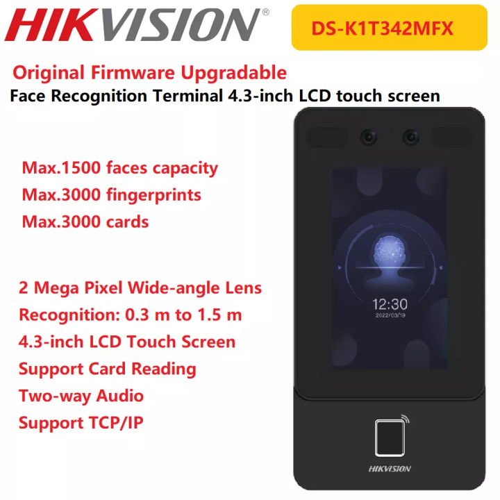 Hikvision DSK1T342MFX 3 In 1 Face Recognition Access Control Terminal