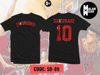 【hot tshirts】เสื้อสแลมดั้งค์SLAMDUNK เสื้อยืดลําลองสําหรับผู้ชายแขนสั้นคลาสสิคพิมพ์ลาย