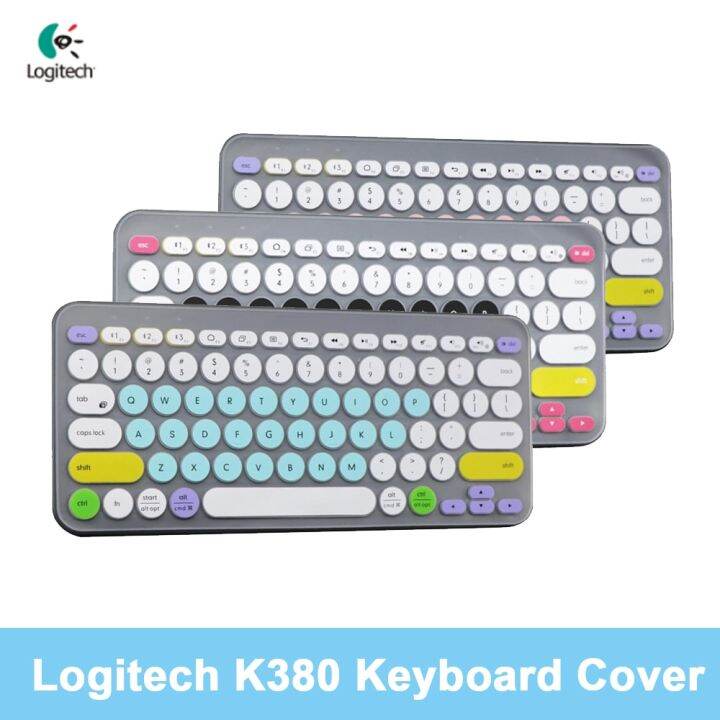besegad-colorful-laptop-silicone-keyboard-cover-skin-sticker-protector-protective-case-for-logitech-k380-bluetooth-keyboard-keyboard-accessories