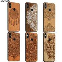 Mandala Floral Wood Soft Case For Xiaomi Redmi Note 11 10 9 Pro 9S 10S 9C 9A 9T Mi 11 Lite 11T For POCO X3 Pro F3 M3 M4 Electrical Safety