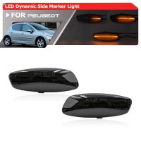 Smoked Dynamic Led Rearview Side Mirror Blinkers Light For Peugeot 207 CC SW WA WC WD WK 308 I 3008 5008 Citroen C3 C4 C5 DS3 4