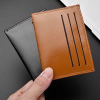 6 Card Slots Ultra-thin Credit Card Holder Men Card Wallet Bank ID Card Holder Business Card Case Purse Short Wallet Card Bag