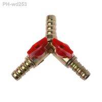 1PCS 3/8 quot; ID Hose Barb Y Shape 3 Way Shut Off Ball Valve Fitting For Gas Water Oil