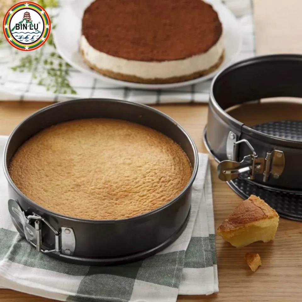 Square Cake Pan Set 3pcs 22,24,26cm Non-Stick Baking Mold