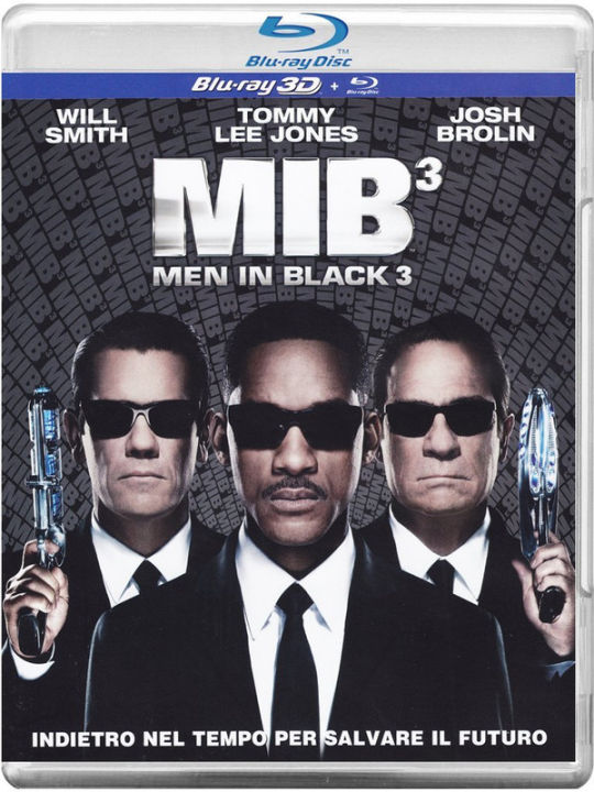 Men in Black 3 (2012) (3D)  เอ็มไอบี 3 หน่วยจารชนพิทักษ์จักรวาล (BD 3D 2 Disc) (BD 3D + BD 2D) (Includes Both 3D & 2D Version) (Blu-ray)