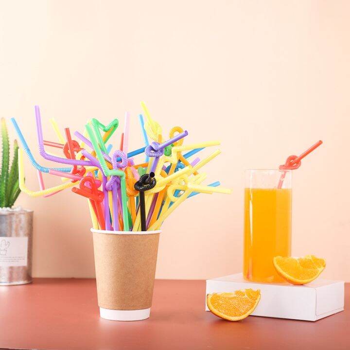 100pcs-multicolor-straws-extra-long-plastic-drinking-straws-non-toxic-bendable-disposable-straw-shop-bar-wedding-party-supplies