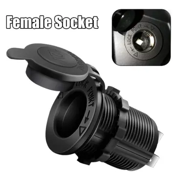 CCWOLF】Universal Wired Female Socket Car Charger Plug Connector