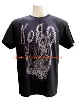 เสื้อวง KORN คอร์น ไซส์ยุโรป เสื้อยืดวงดนตรีร็อค เสื้อร็อค  PTA1811 ส่งจากไทย