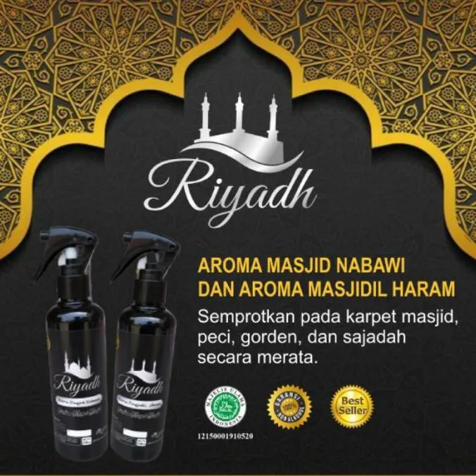 Parfum Karpet Aroma Masjid Nabawi Ar Riyadh Lazada Indonesia
