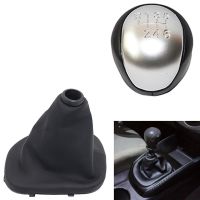 5/6 speed Leather manual gear shift stick shifter knob Dust-proof cover leather boot For KIA forte 2014 2015 2016 2016