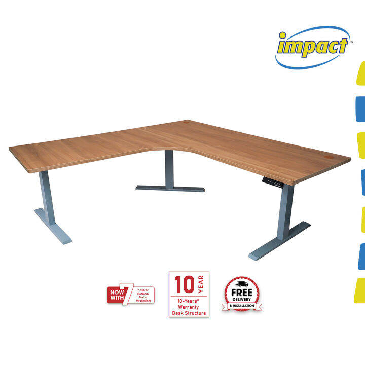 [PreOrder] LShaped Ergonomic Electric Height Adjustable Office Desk