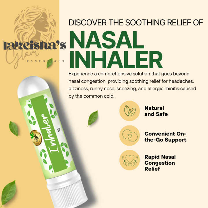 LGE Organic Inhaler Natural Remedies for Insomnia, Anxiety, Stress