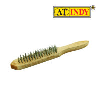 AT INDY Steel Wire Brush แปรงลวดเหล็ก C088 (4แถว) , C104 (5แถว)