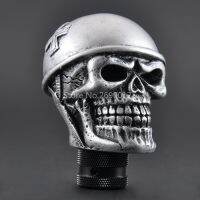 Silver Helmet Skull Universal Auto Car Gear Shift Knob Lever For SUV Crossover Truck Wagon Hatchback Coupe