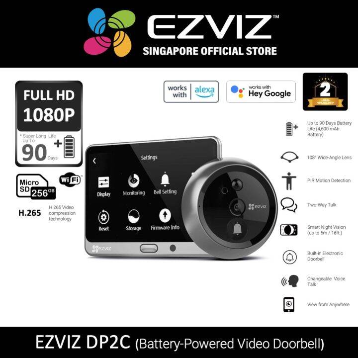 ezviz doorbell alexa