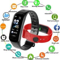 ﹊◑ Smart Wristband Motion Pedometer Alarm Clock Color Screen Bluetooth Smart Watch Multi Functional Lovers Men And Women Universal