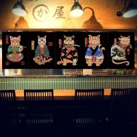 【YD】 Samurai Short Door Noren Curtain Sushi Pennant Partition Half Resturant Hanging Flag Custom