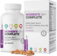 Bronson สำหรับคุณผู้หญิงวัย 50+, ONE Daily Women’s 50+ Complete Multivitamin Multimineral, 180 Tablets