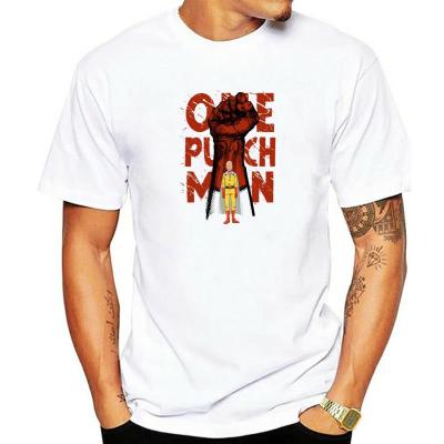 One Punch Man Anime T Shirts Premium Cotton Camisas Hombre Japanese Anime Funny Design Tops T Shirt Fast Ship