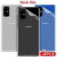 3Pcs Carbon Fiber Anti-fingerprint Back Film Samsung Galaxy Note 20 Ultra S21 S20 S10 Plus S9 Back Screen Protector For S22 Plus