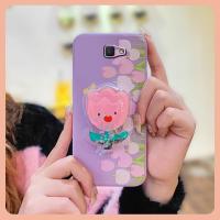 Glitter phone case Phone Case For Samsung Galaxy J7 Prime/2/2018/ON7 2016/G610F Skin feel silicone Rotatable stand cute