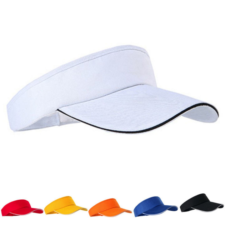 hhh-ปรับ-unisex-ผู้ชายผู้หญิงธรรมดากระบังแสงกีฬาเทนนิสกอล์ฟฝาปิดระบายอากาศได้หมวก