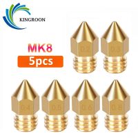 ☄☋♕ 5pcs MK8 Nozzle 0.2mm 0.4mm 0.5mm 0.6mm 0.8mm 1.0mm 3D Printer Part Extruder M6 Thread Brass Nozzle 1.75mm 3mm Filament