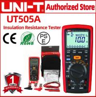 UNI-T UT505A 1000V ดิจิตอล True RMS Megger ความต้านทานฉนวนกันความร้อนมัลติมิเตอร์ Ohm Voltmeter Megohmmeter