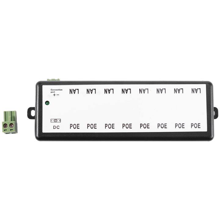 8-ports-poe-injector-poe-splitter-for-cctv-network-poe-camera-power-over-ethernet-ieee802-3af