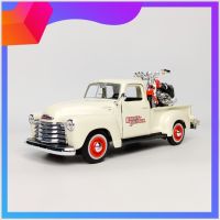 1950​ CHEVROLET​ + HARLEY​ โมเดลรถเหล็กเชฟโรเลต​ +มอไซค์ฮาเล่​ ยี่ห้อ Maisto​ Scale 1:24​