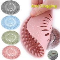 1/2/4Pcs Sink Sewer Filter Floor Drain Strainer Water Hair Stopper Bath Catcher Shower Cover Kitchen Bathroom Anti Clogging