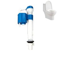 Toilet Dual Flush Valve with Push Button Toilet Water Inlet Drain Valve Dual Flush Toilet Tank Parts Replacement