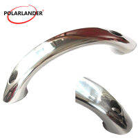 Boat Door Hatch Grab Handle Hand Rail 6-12" Oval Base Marinethrough Hole with 2 Studs Stainless Steel 316 Marine Hardware