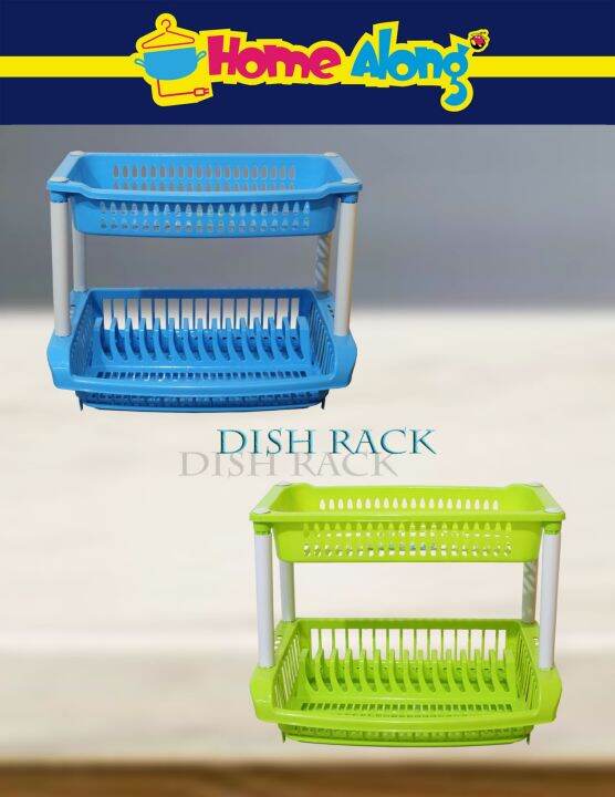 2 Layer Plastic Dish Rack with Drip Tray Lazada PH