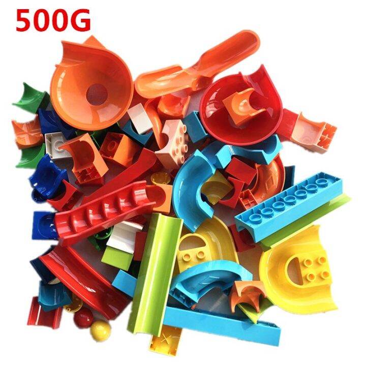 500G Large Size Marble Race Run Building Blocks Random Mixed Basic