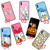 Donald duck อ่อนนุ่ม ซิลิโคน เคสโทรศัพท์ หรับ Realme C33 C12 C21 XT C25Y C17 C1 C21Y X2 C11 V11S C20 C20A C3 C15 C30 C2 C25S V11 C31 Pro Black ปก