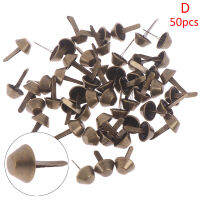 Senia 50ชิ้น/ล็อต12mm Metal crafts purse Feet rivets สำหรับกระเป๋าถือ DIY Accessories