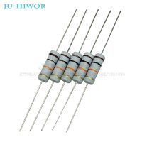 20pcs 3W 5 Metal Oxide Carbon Film Resistor 10 22 33 47 51 62 75 82 91 100 220 470 1K 10K 100K 2.2 4.7 22 47 100 220 470 R ohm