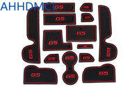 รถ Anti-Dirty Pad ประตู Groove Gate Slot ถ้วย Armrest Storage Pad Anti-Slip Mat สำหรับ BYD G5 2014 2015