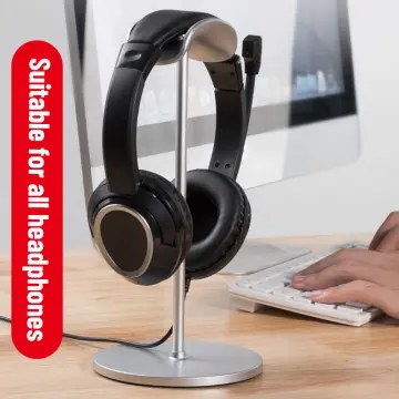 Headphone Stand, Walnut Wood & Aluminum Headset Stand, Nature Walnut Gaming  Holder for AirPods Max, Beats, Bose, Sennheiser, Sony, Audio-Technica and  More (Gray) 