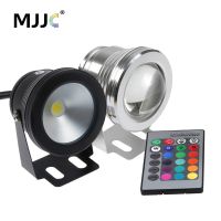 10W RGB LED Underwater Light DC12V IP67 Waterproof Swimming Pool LED Lamp for Home Outdoor Path Pond Landscape Lighting