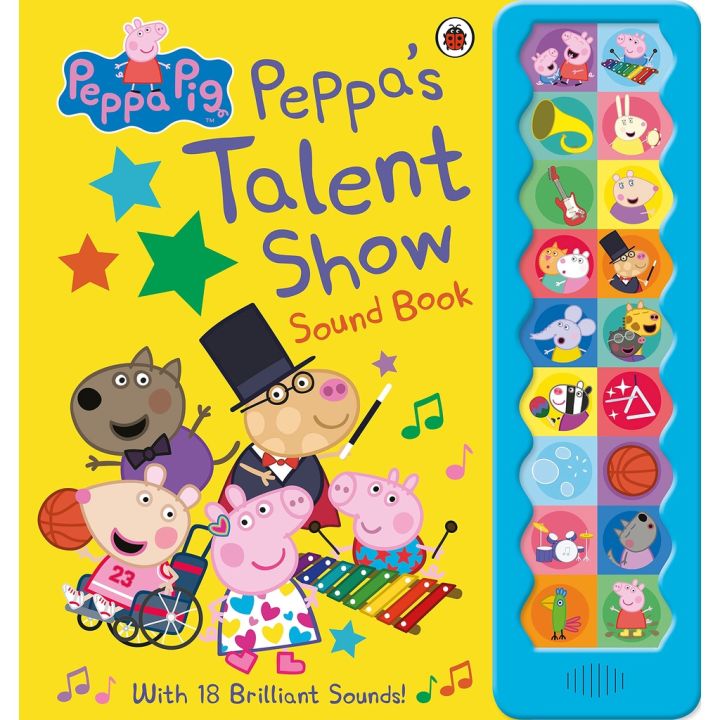 Must have kept &gt;&gt;&gt; Peppa Pig: Peppas Talent Show: Noisy Sound Book Hardcover – Sound Book พร้อมส่ง ใหม่มือ1