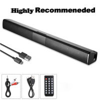 ซาวด์บาร์ทีวี20W แบบมีสายและไร้สาย Bluetooth Home Surround SoundBar สำหรับลำโพงทีวีโรงละคร PC