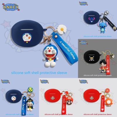 Suitable for Case For Realme Buds Air 5 Pro T100 Air 2 Air 3 Neo Earphone Silicone Cover Luffy Boy Earbuds Soft Protective Headphone Headset Skin